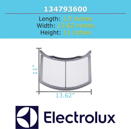 Miniatura 2 de Filtro de secadora GENUINE Electrolux 134793600