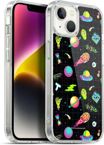 Miniatura 196 de Head Case Designs Funda de gel con licencia oficial de Rick and Morty Aliens Season 3 [protección de grado militar] compatible con Apple iPhone 12