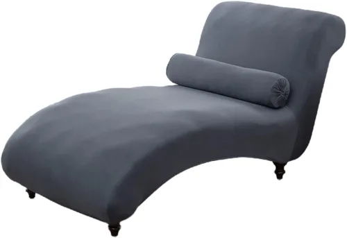 Miniatura 49 de Funda para tumbona sin brazos, funda elástica estampada para sofá reclinable, fundas elásticas para tumbonas para sala de estar, dormitorio, 13