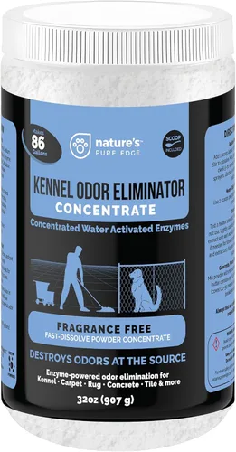 Miniatura 9 de Nature's Pure Edge El concentrado en polvo enzimático hace 86 galones, uso profesional para la eliminación de olores de perreras y mascotas, elimina