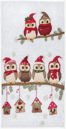 Miniatura 26 de Naanle Toalla de baño suave con estampado de casa de muñeco de nieve de Papá Noel, diseño de Navidad, altamente absorbente, multiusos, para baño