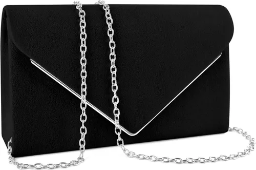 Miniatura 16 de TINDTOP Bolsos de mano de noche para mujer, bolsos de mano para boda, fiesta, cóctel, graduación, bolsa cruzada de hombro tipo sobre for Formal