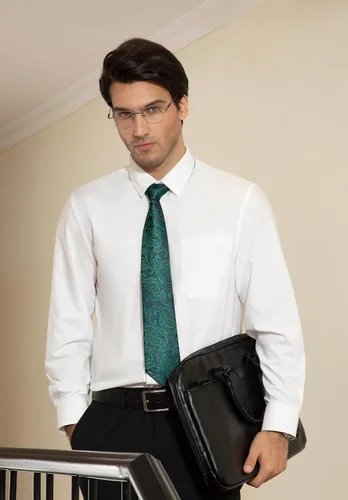 Miniatura 235 de HISDERN Corbatas para hombre, corbata de cachemira y bolsillo cuadrado tejido clásico floral para hombre, corbata de fiesta de boda