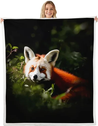 Miniatura 39 de Feelyou Manta de Felpa para Niños con Dibujos de Perros para Cama de Sofá, Manta Sherpa de Perro de Dibujos Animados para Niñas, Rosa, Floral
