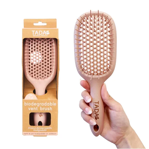 Miniatura 11 de TADA Natural Beauty - Cepillo desenredante para cabello rizado, grueso, ondulado y fino, agujeros de ventilación para secado rápido y peinado