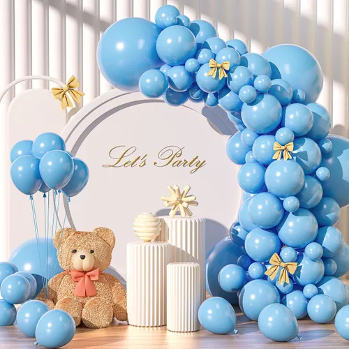Miniatura 13 de Kit de arco de globos rojo brillante de 135 piezas de diferentes tamaños de 18, 12, 10 y 5 pulgadas, decoraciones de fiesta de color rojo para baby