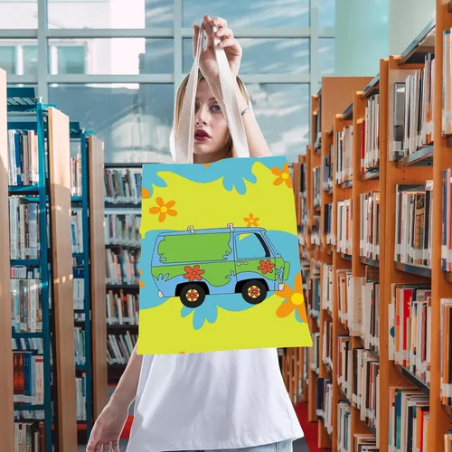 Miniatura 5 de Bolsa de hombro de película de dibujos animados Máquina de bolsa de mano para automóvil, regalo para mejor amigo, bolsa misteriosa para furgoneta
