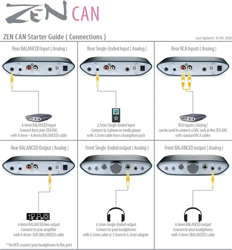 Miniatura 8 de iFi ZEN CAN - Amplificador de auriculares de escritorio equilibrado y preamplificador con salidas de 0.173 in (pin del Reino Unido)