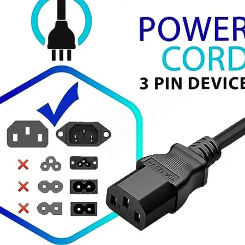 Miniatura 3 de Marg Cable de alimentación de CA de 6 pies para cafetera eléctrica Hamilton Beach modelo 40614 y 40616