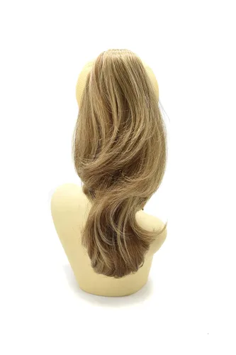Miniatura 23 de Natural Mujeres Onduladas Chic Garra Pinza Pinza Cola de Caballo Coqueto Capa Extensión de Pelo 14" Rizado Fibra de Alta Temperatura Extensión de 1#