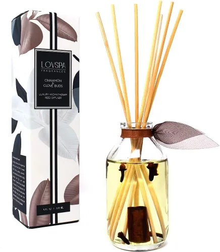 Miniatura 39 de Set de difusor de cañas, difusor de aceite perfumado con aroma a ámbar romántico y varillas, accesorios de fragancia para el hogar para decorar