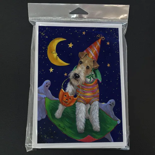 Miniatura 21 de Caroline's Treasures PPP3013GCA7P - Tarjetas de felicitación y sobres para mascotas de Basset Hound Teacher, paquete de 8 tarjetas en blanco