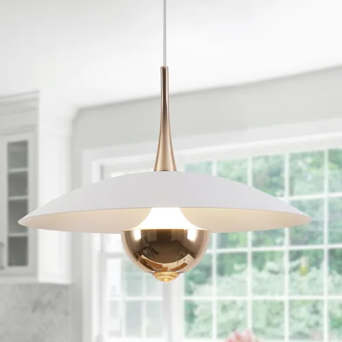 Miniatura 11 de Moderna lámpara colgante LED mini luz de techo interior con sombra rosa mesita de noche oro colgante luz para cocina dormitorio pasillo