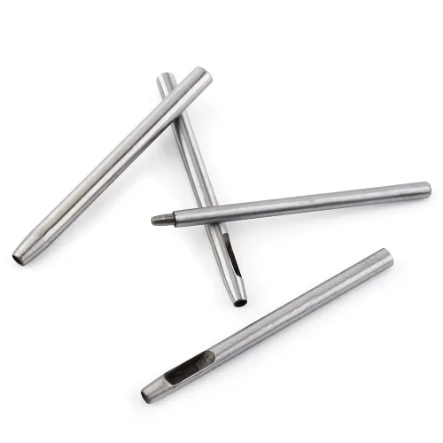 Miniatura 4 de Juego de herramientas de perforaciones de 0.020-0.197 in para correas de reloj de goma de cuero, cinturones, herramienta de corte de agujero