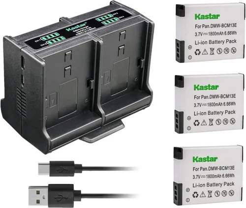 Miniatura 7 de Kastar Quadruple Battery Charger Compatible with Panasonic Lumix DMC-TZ60, Lumix DMC-TZ61, Lumix DMC-TZ70, Lumix DMC-ZS27, Lumix DMC-ZS30 DMC-ZS30K