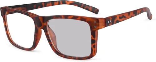 Miniatura 9 de Eyekepper Gafas de lectura fotocrómicas de transición de gran tamaño con marco grande transparente +4.0 Claro