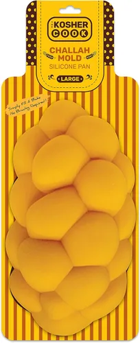 Miniatura 7 de The Kosher Cook Molde de jalá trenzado de silicona, grande, bandeja ovalada trenzada para jalá, molde para hornear pan, no requiere