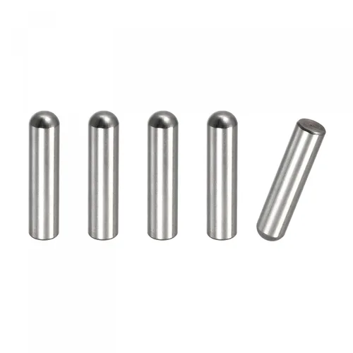 Miniatura 26 de uxcell Pasadores de clavija de 0.197 x 1.969 in, 5 piezas de acero inoxidable 304 de cabeza redonda plana biselada, pasadores de litera, pasadores