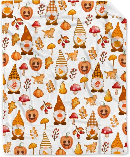 Miniatura 24 de Manta de gnomos navideños para adultos, mujeres, manta de franela suave y cálida para sofá, cama de viaje, 30 x 40 pulgadas para mascotas
