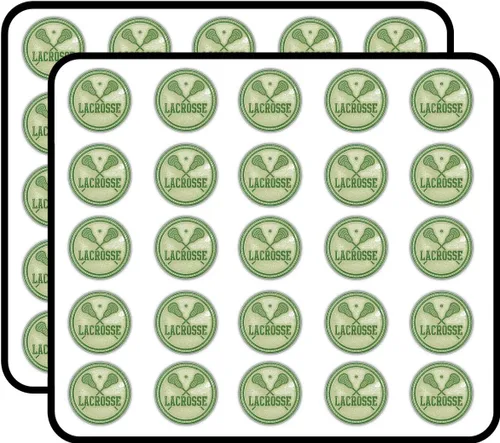 Lacrosse Grunge Label - Adhesivo decorativo para álbumes de recortes, calendarios, artes, manualidades infantiles, álbumes, diarios de viñetas,