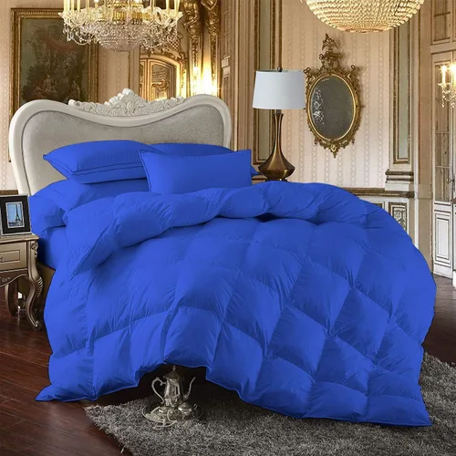 Miniatura 8 de Edredón de cama de tamaño grande para todas las estaciones, relleno de edredón acolchado alternativo con pestañas de esquina, cálido para invierno