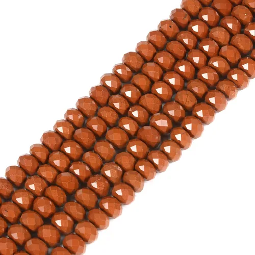 Miniatura 40 de 7 chakras piedras preciosas de 0.236 in de piedras preciosas facetadas Rondelle sueltas cuentas para hacer joyas DIY cuentas de 16 pulgadas