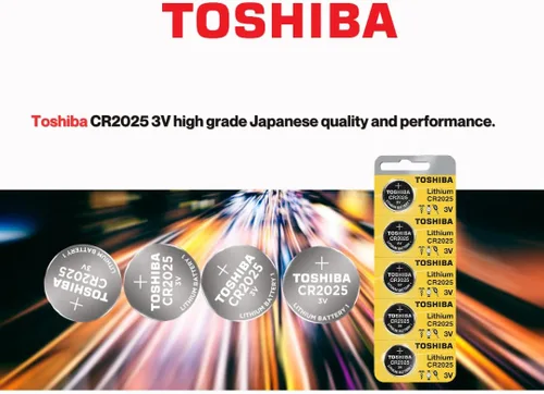 Miniatura 4 de Toshiba CR2025 Batería de moneda de litio de 3 voltios (500 baterías)