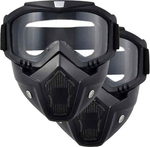 Máscara de paintball anti niebla, máscara de Airsoft para cara completa, máscara táctica, gafas de casco de motocicleta con máscara facial extraíble