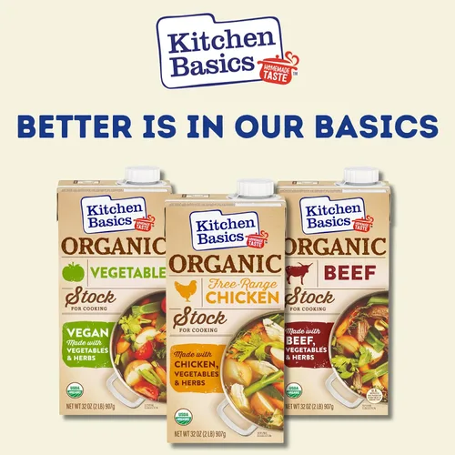 Miniatura 6 de Kitchen Basics Caldo de verduras orgánicas, 32 onzas (paquete de 12) Sin sabores artificiales, vegano, sin gluten
