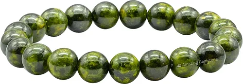 Miniatura 836 de Amazing Gemstone Pulsera de cristal para mujeres y hombres, pulsera de cristal curativo de protección, pulsera elástica con cuentas de piedras