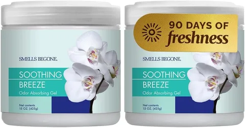 Miniatura 8 de SMELLS BEGONE Eliminador de olores de gel de 15 onzas – Absorbe y elimina los olores difíciles en áreas de mascotas, baños, sótanos, garaje