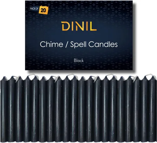 Miniatura 8 de Dinil 20 velas de hechizo/timbre de colores surtidos – Mini velas cónicas prémium para rituales, oración, cumpleaños, meditación, altar, hechizos