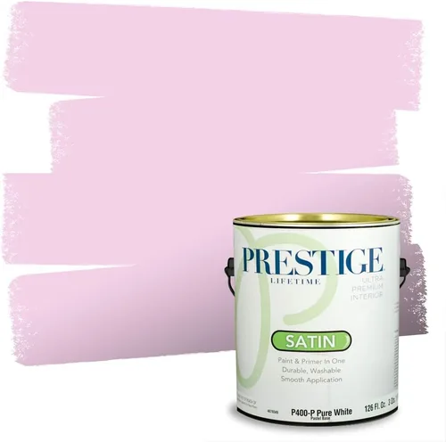 Miniatura 65 de Prestige Paints - Pintura exterior e imprimación en uno, 1 galón, plano, E500-P-A011GP