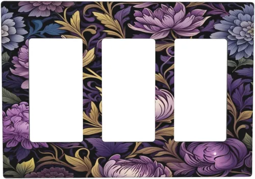Miniatura 37 de Cubiertas Decorativas para Tomacorrientes Boho Floral Beige Flor y Hoja Botánico 1 Gang Interruptor de Luz Dúplex Placa Cubierta Placas de Boho
