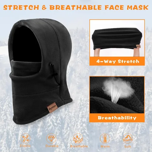Miniatura 2 de Pasamontañas para niños a prueba de viento, máscara de esquí, capucha, máscara facial, calentador de cuello para clima frío, gorro de invierno