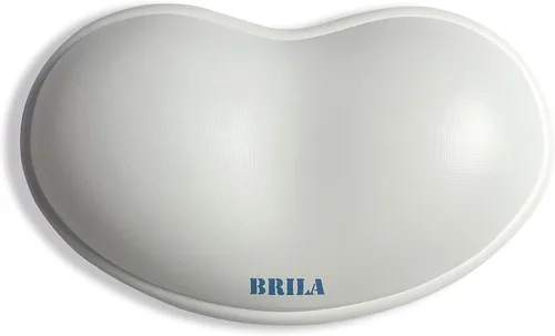 Miniatura 9 de BRILA Reposamuñecas ergonómico de silicona para mouse, gel de sílice refrescante, almohadilla de soporte de muñeca de piel sintética para oficina