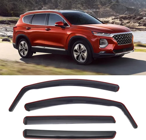 Miniatura 13 de DORENA Protectores de lluvia extra duraderos en el canal (Chevrolet Equinox 2018-2024)