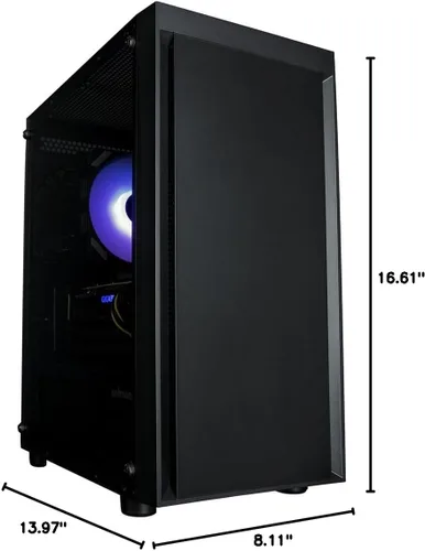 Miniatura 10 de Zalman Funda para PC T3 Micro-ATX MATX, incluye 2 ventiladores no RGB de 4.724 in, panel lateral de vidrio templado completo, USB 3.0, compatible