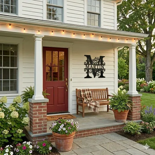 Miniatura 4 de efcustomgifts Regalo personalizado de aniversario de boda para parejas: letreros metálicos de hierro para el número 50, regalo de decoración