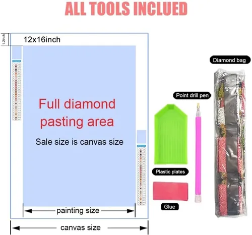 Miniatura 5 de Kits de Pintura de Diamantes Chica Negro Rosa para Adultos DIY Diferentes Pupilas Mujeres 5D Taladro Completo Redondo Cristal Diamantes de Imitación