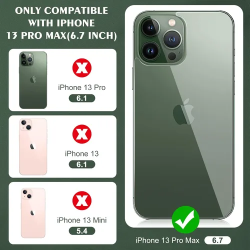 Miniatura 7 de Paquete de 2 protectores de pantalla trasera para iPhone 13 Pro Max, protector de vidrio trasero 13 Pro Max, protector de pantalla trasera