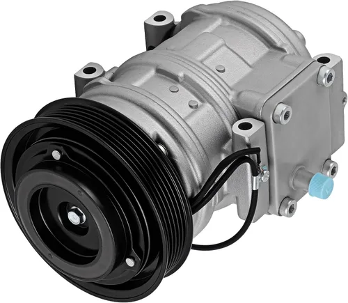 Miniatura 21 de Compresor de aire SCITOO para Audi A3 1.4L-2.0L, Q3-Q7, TT, TTS, Eos 2006-2018, 6SEU14C, Plata, Aleación de Aluminio, Polea de 10mm, Aceite PAG46