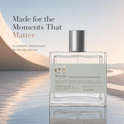 Miniatura 10 de Destination Unknown 3.4 oz. Eau de Parfum de Memoire Archives
