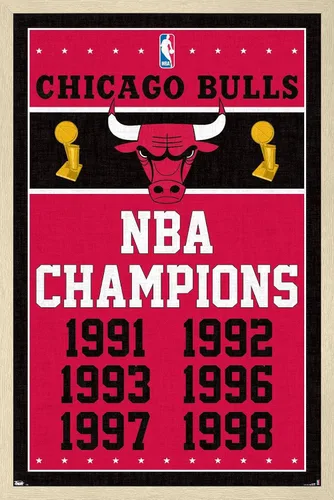 Miniatura 5 de Trends International NBA Chicago Bulls - Póster de pared de Champions 13, 14.725 x 22.375 pulgadas, versión premium sin marco