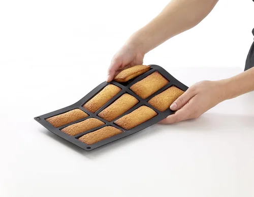 Miniatura 3 de Lékué - Molde financiero gourmet de 9 cavidades, color negro