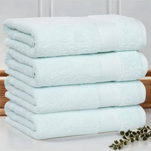 Miniatura 53 de Superior Juego de toallas de algodón turco de 9 piezas, 3 toallas de baño, 3 manos, 3 toallas faciales para el hogar, artículos esenciales de baño