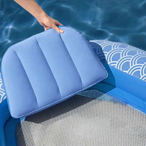 Miniatura 10 de Bestway H2OGO! Flotadores de piscina de felpa de lujo Salones individuales y dobles y tumbonas para adultos