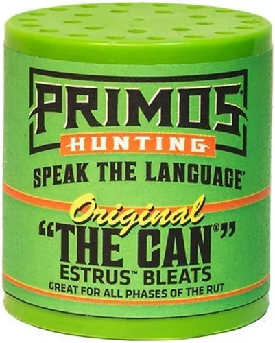 Primos Caza unisex para adulto The Original CAN Llamador de ciervos en celo de Primos, Verde, Talla única US