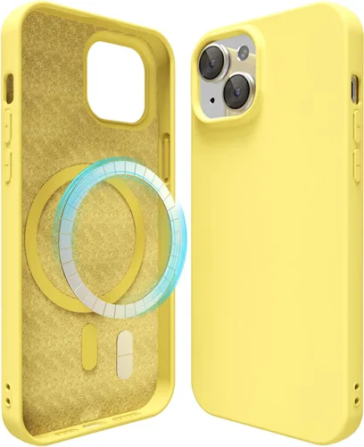 Miniatura 125 de oakxco Funda de silicona para iPhone 12 Pro Max, magnética, compatible con carga inalámbrica Magsafe, cubierta protectora de goma suave y delgada