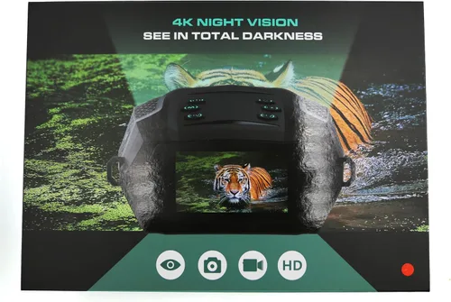 Miniatura 3 de Nuevo modelo de gafas de visión nocturna, binoculares con zoom digital 8X para adultos, diseño ergonómico curvado y botones retroiluminados